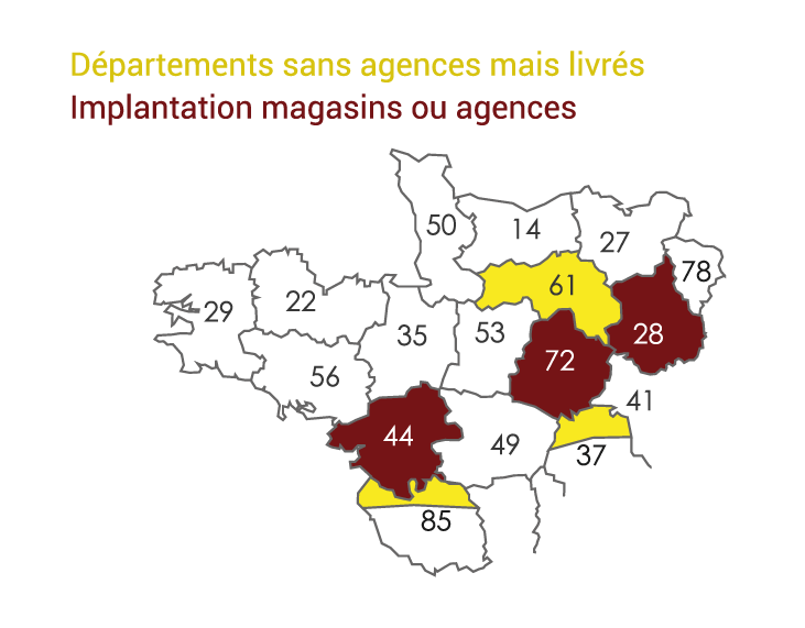 BRETEAULT RESEAUX MAGASINS BATIMENT